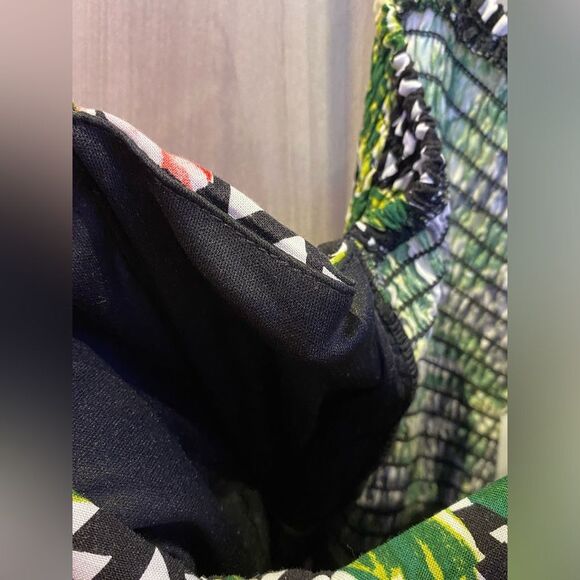 As U Wish Tropical Print Romper Jumpsuit NWT XL - Picture 9 of 12